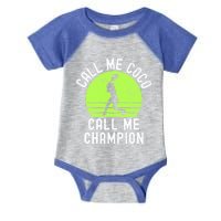 Call Me Coco Call Me Champion Infant Baby Jersey Bodysuit