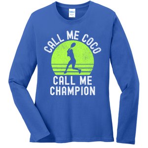 Call Me Coco Call Me Champion Ladies Long Sleeve Shirt