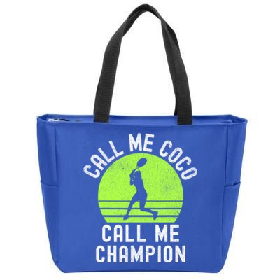 Call Me Coco Call Me Champion Zip Tote Bag