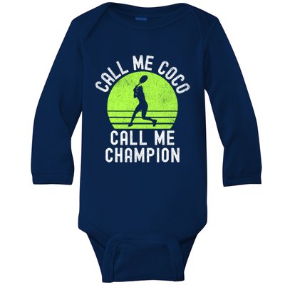 Call Me Coco Call Me Champion Baby Long Sleeve Bodysuit