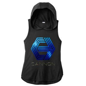 Cannon Movies Ladies PosiCharge Tri-Blend Wicking Draft Hoodie Tank