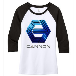 Cannon Movies Women's Tri-Blend 3/4-Sleeve Raglan Shirt