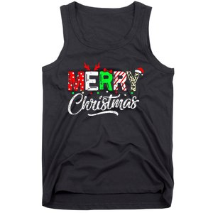 Cute Merry Christmas Matching Family Christmas Tank Top