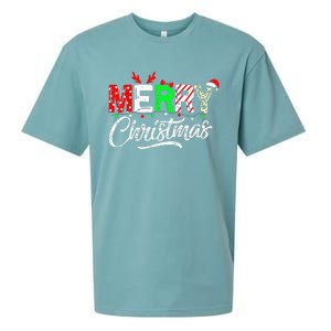 Cute Merry Christmas Matching Family Christmas Sueded Cloud Jersey T-Shirt