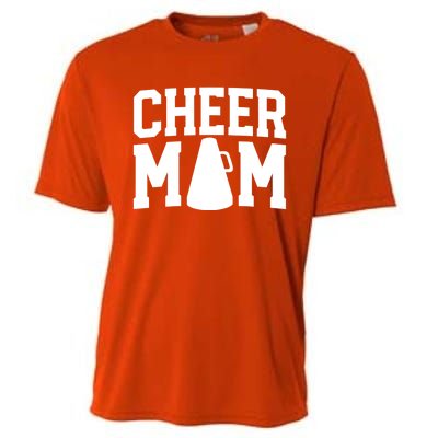 Cheer Mom Cute Gift Cheerleader Mom Funny Gift Mother Cool Gift Cooling Performance Crew T-Shirt