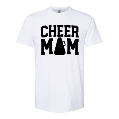 Cheer Mom Cute Gift Cheerleader Mom Funny Gift Mother Cool Gift Softstyle CVC T-Shirt