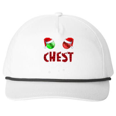 Christmas Matching Couple Family Chestnuts Snapback Five-Panel Rope Hat