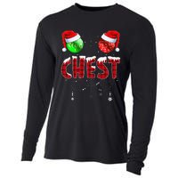 Christmas Matching Couple Family Chestnuts Cooling Performance Long Sleeve Crew