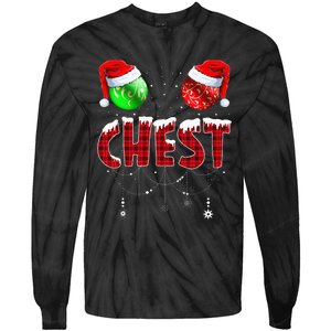 Christmas Matching Couple Family Chestnuts Tie-Dye Long Sleeve Shirt