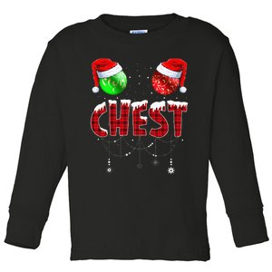 Christmas Matching Couple Family Chestnuts Toddler Long Sleeve Shirt