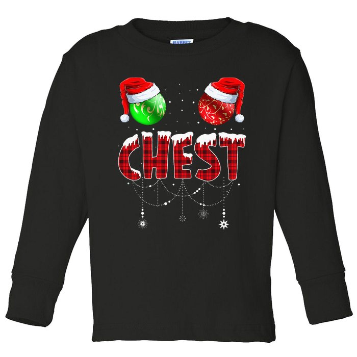 Christmas Matching Couple Family Chestnuts Toddler Long Sleeve Shirt