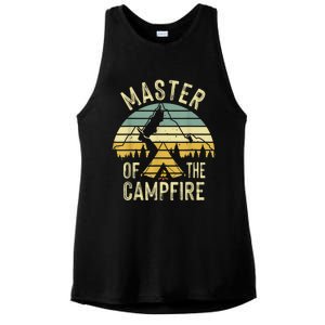 Cool Master Campfire Funny Camping Gift For Men Women Ladies PosiCharge Tri-Blend Wicking Tank