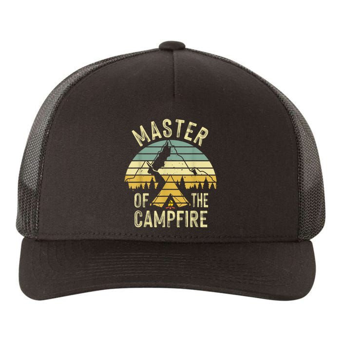 Cool Master Campfire Funny Camping Gift For Men Women Yupoong Adult 5-Panel Trucker Hat