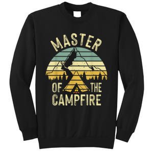 Cool Master Campfire Funny Camping Gift For Men Women Sweatshirt