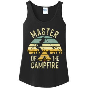 Cool Master Campfire Funny Camping Gift For Men Women Ladies Essential Tank