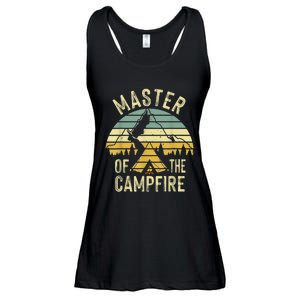 Cool Master Campfire Funny Camping Gift For Men Women Ladies Essential Flowy Tank