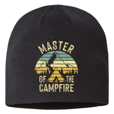 Cool Master Campfire Funny Camping Gift For Men Women Sustainable Beanie