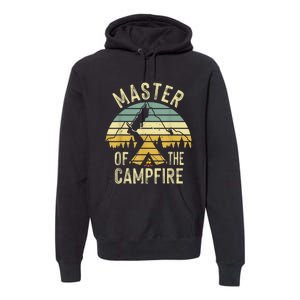 Cool Master Campfire Funny Camping Gift For Men Women Premium Hoodie