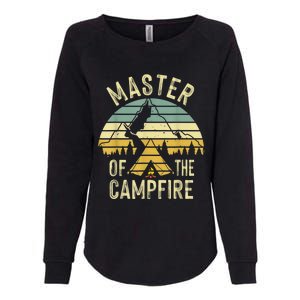 Cool Master Campfire Funny Camping Gift For Men Women Womens California Wash Sweatshirt