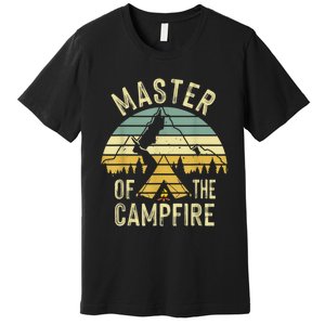 Cool Master Campfire Funny Camping Gift For Men Women Premium T-Shirt