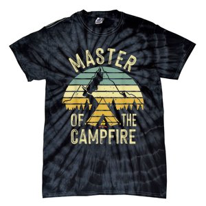 Cool Master Campfire Funny Camping Gift For Men Women Tie-Dye T-Shirt