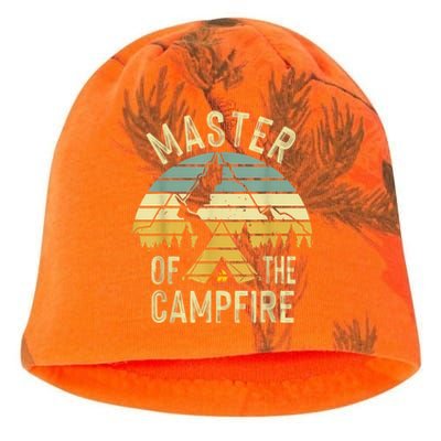 Cool Master Campfire Funny Camping Gift For Men Women Kati - Camo Knit Beanie