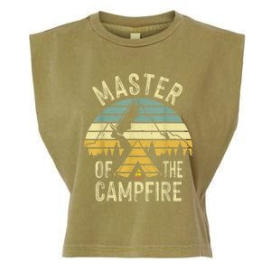 Cool Master Campfire Funny Camping Gift For Men Women Garment-Dyed Women's Muscle Tee