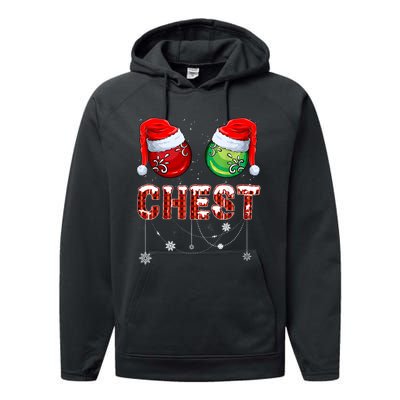 Christmas Matching Couple Family Chestnuts Performance Fleece Hoodie