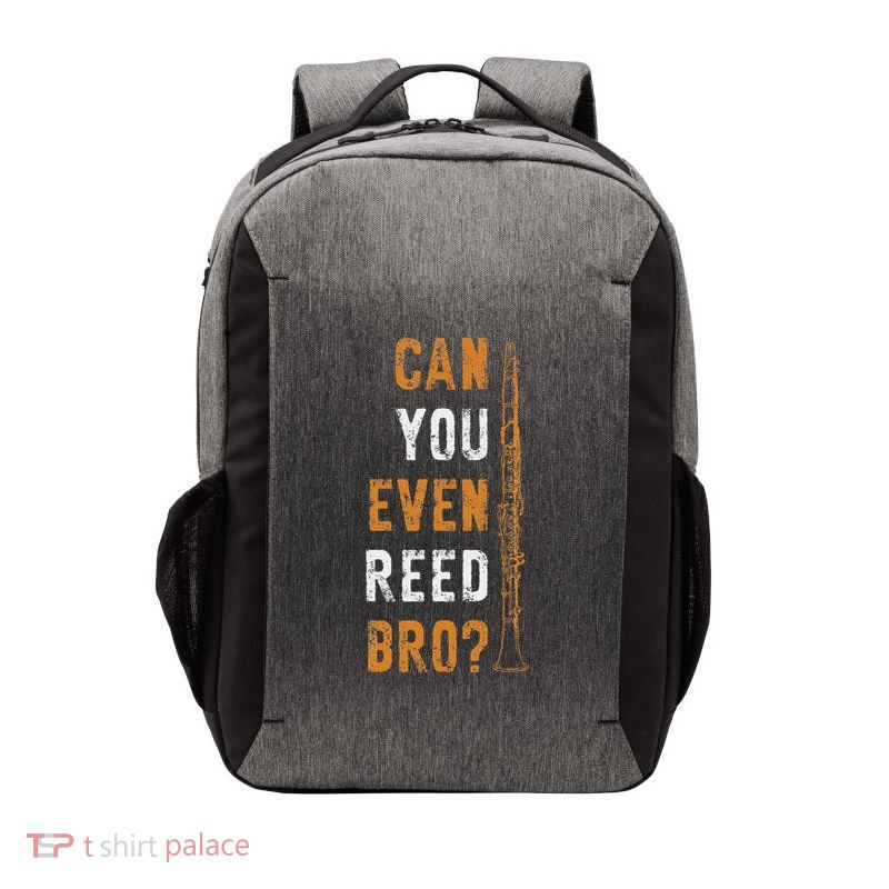 Clarinet Music Can You Even Reed Bro Funny Clarinetist Vector Backpack