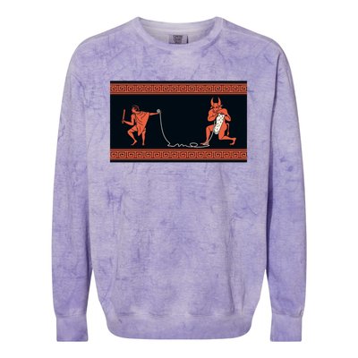 Crafty Minotaur Colorblast Crewneck Sweatshirt