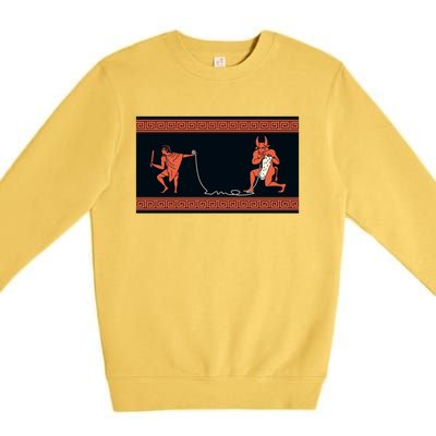 Crafty Minotaur Premium Crewneck Sweatshirt