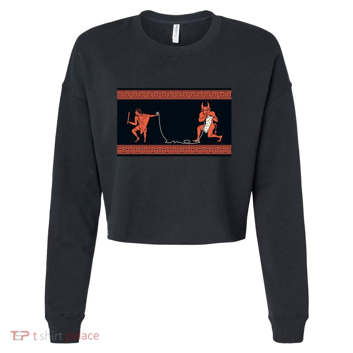 Crafty Minotaur Cropped Pullover Crew