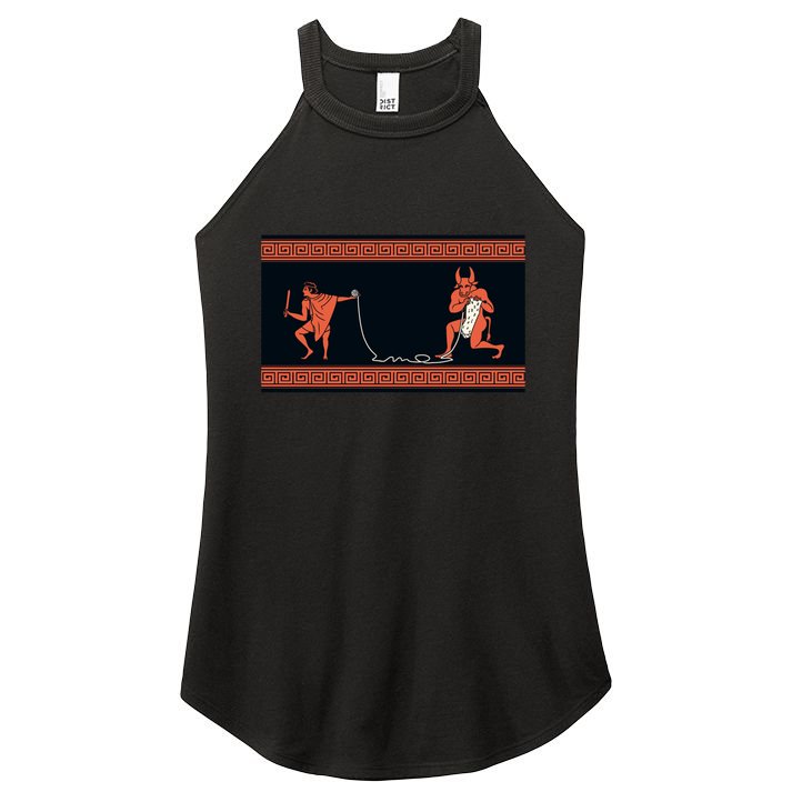 Crafty Minotaur Women's Perfect Tri Rocker Tank