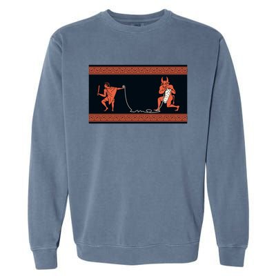 Crafty Minotaur Garment-Dyed Sweatshirt