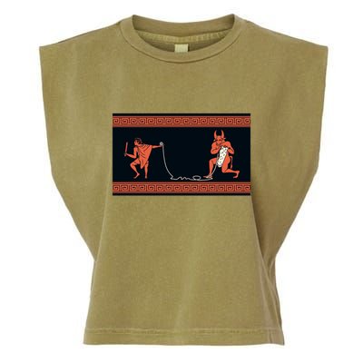 Crafty Minotaur Garment-Dyed Women's Muscle Tee