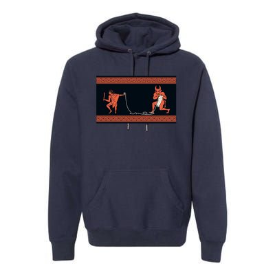 Crafty Minotaur Premium Hoodie