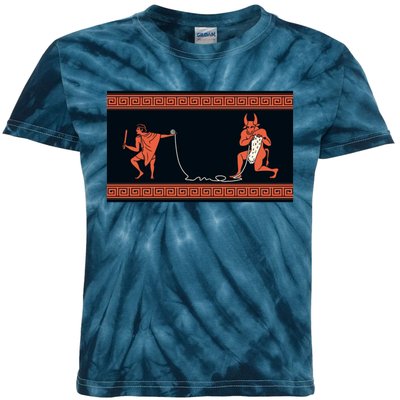 Crafty Minotaur Kids Tie-Dye T-Shirt