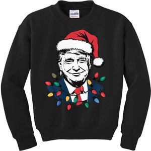 Christmas Maga Christmas Trump Funny Kids Sweatshirt