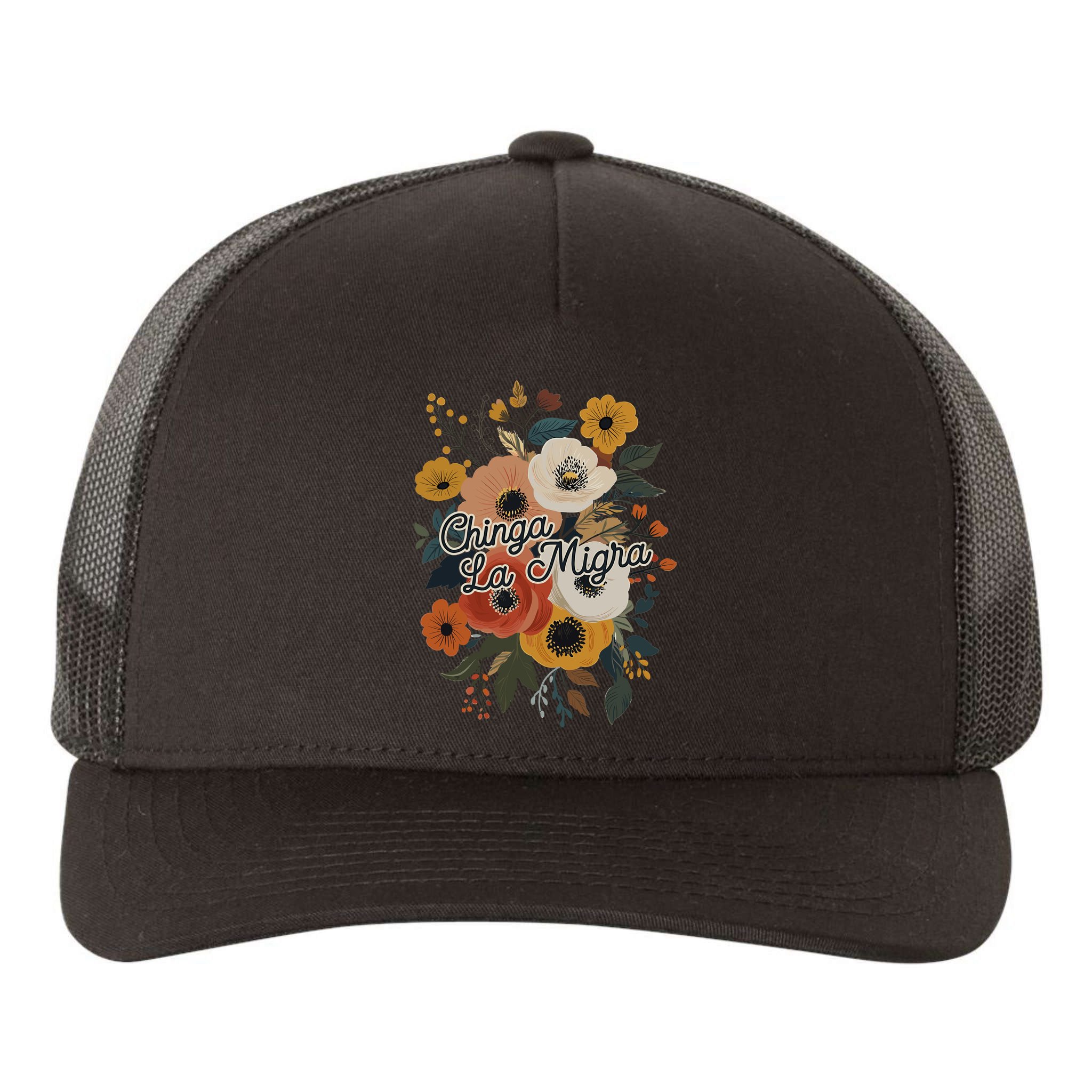 Chinga Migra Yupoong Adult 5-Panel Trucker Hat