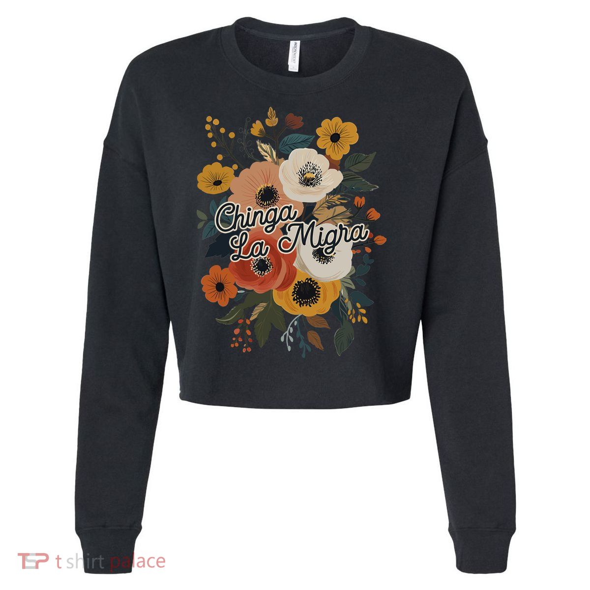 Chinga Migra Cropped Pullover Crew