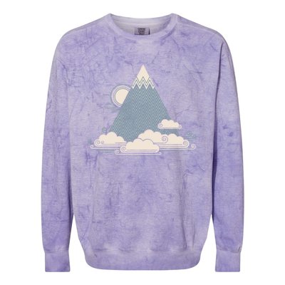 Cloud Mountain Colorblast Crewneck Sweatshirt