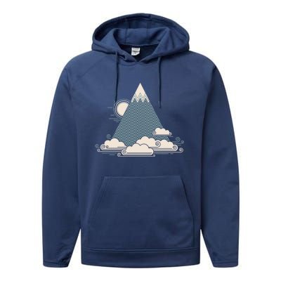 Cloud Mountain Performance Fleece Hoodie