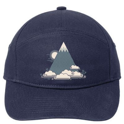 Cloud Mountain 7-Panel Snapback Hat