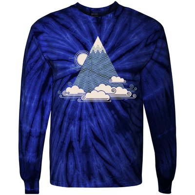 Cloud Mountain Tie-Dye Long Sleeve Shirt