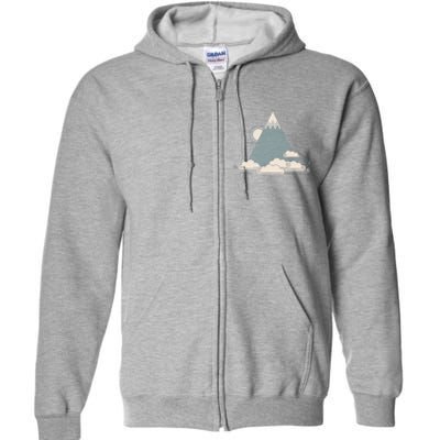 Cloud Mountain Full Zip Hoodie