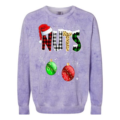 Christmas  Matching Couple Family Chestnuts Colorblast Crewneck Sweatshirt