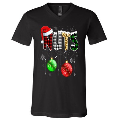 Christmas  Matching Couple Family Chestnuts V-Neck T-Shirt