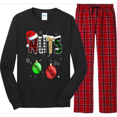 Christmas  Matching Couple Family Chestnuts Long Sleeve Pajama Set