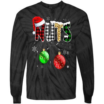 Christmas  Matching Couple Family Chestnuts Tie-Dye Long Sleeve Shirt