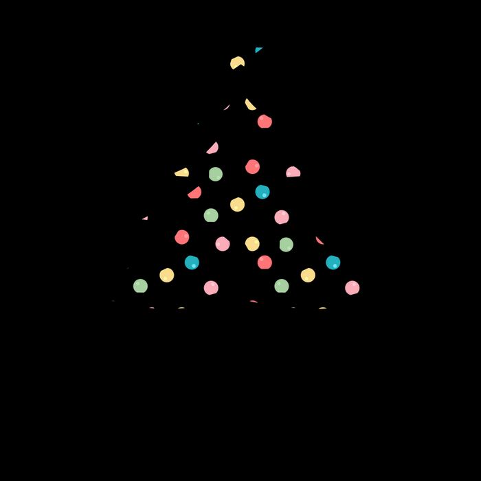 Cute Merry Christmas Tree Outline Mug